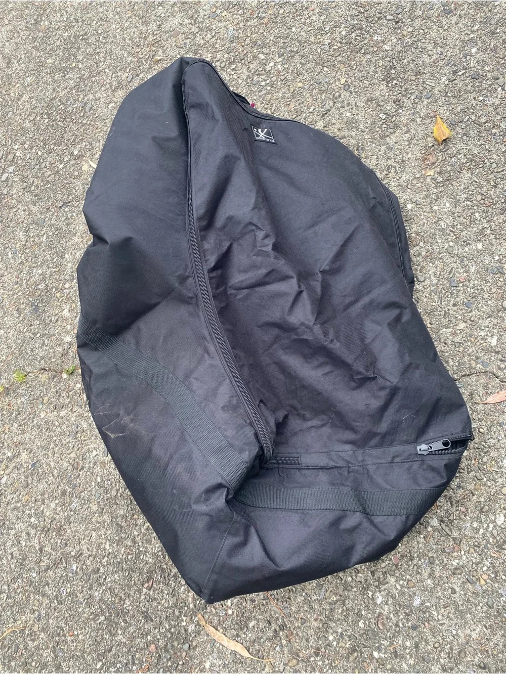 Black Duffel Bag - Lightweight Travel & Gym Tote